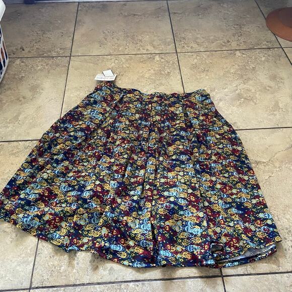 LuLaRoe Womens Skirt Size‎ 2XL 2X Colorful Madison Print Pockets NEW - Picture 5 of 8